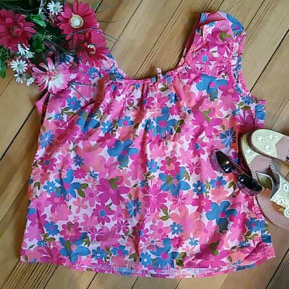 Tracy Feith Tops - Tracy Feith Cotton Floral Top